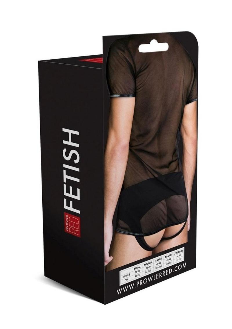 Prowler Red Mesh Shirt Classic Black Sexy And Revealing