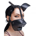 Master Series Pup Puppy Play Hood and Breathable Ball Gag