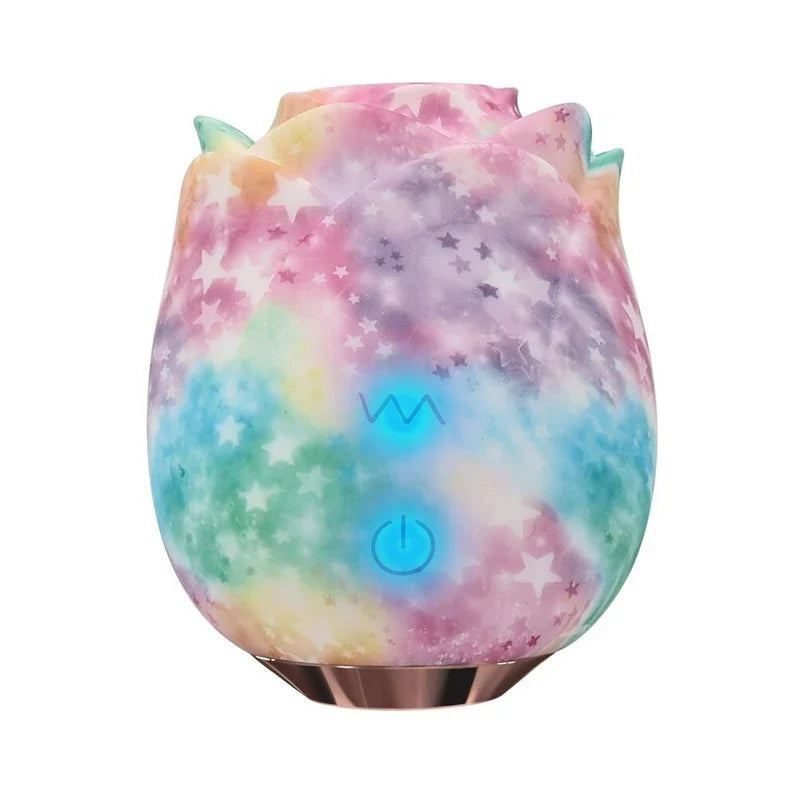 Adam & Eve Eve's Ravishing Rose Rainbow Rose Vibrator