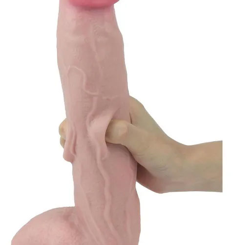 Get Lucky Real Skin 12" Dual Layer Dildo