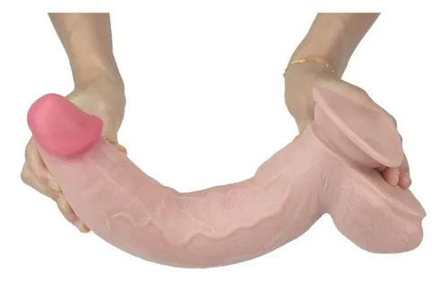 Get Lucky Real Skin 12" Dual Layer Dildo