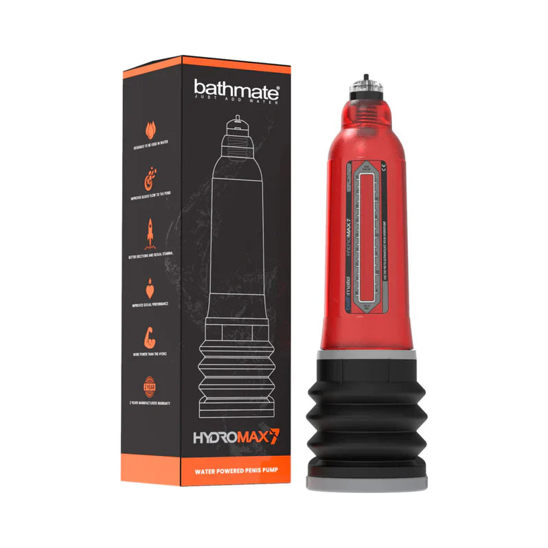 Bathmate Hydromax 7 Penis Pump - Red