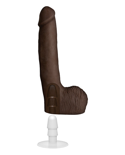 Doc Johnson Signature Cocks: Rob Piper 10.5” Realistic Dildo Chocolate