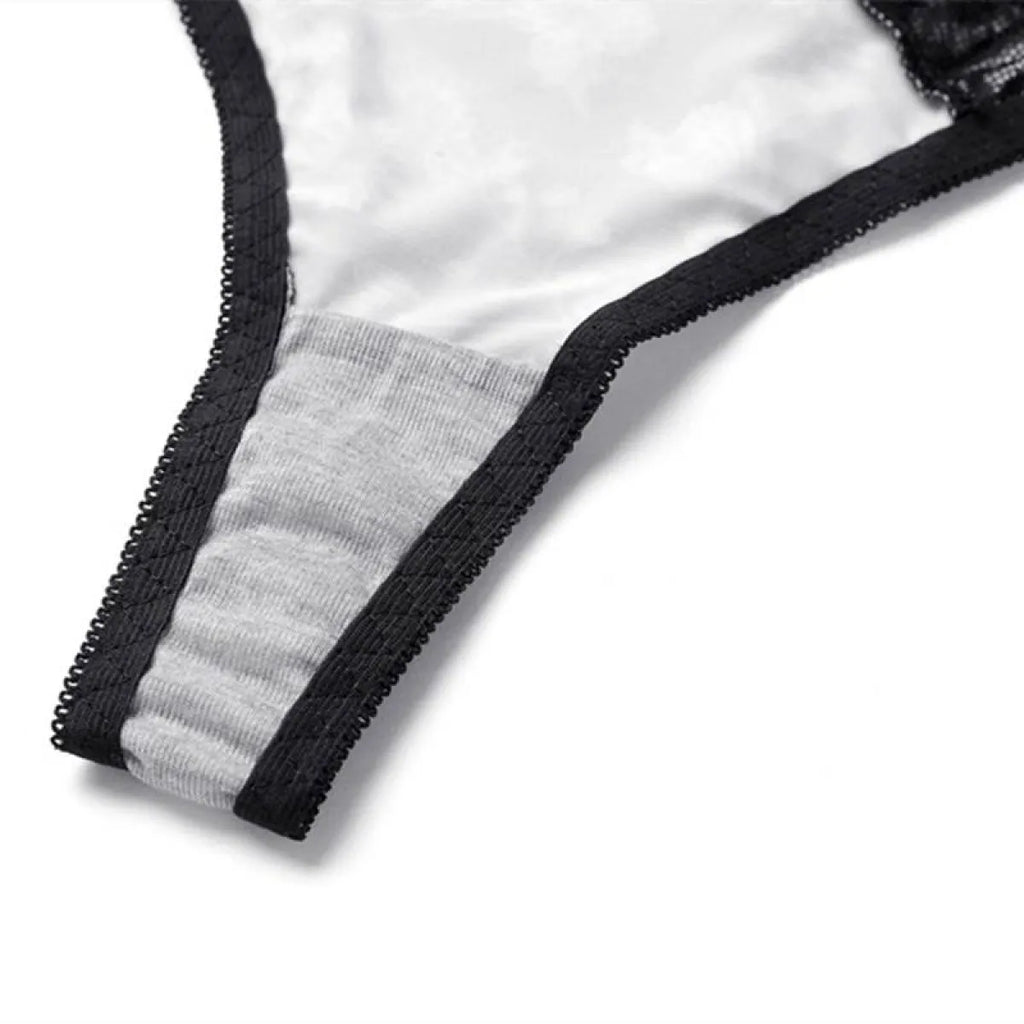 Sexy Floral Bra - Thong Set