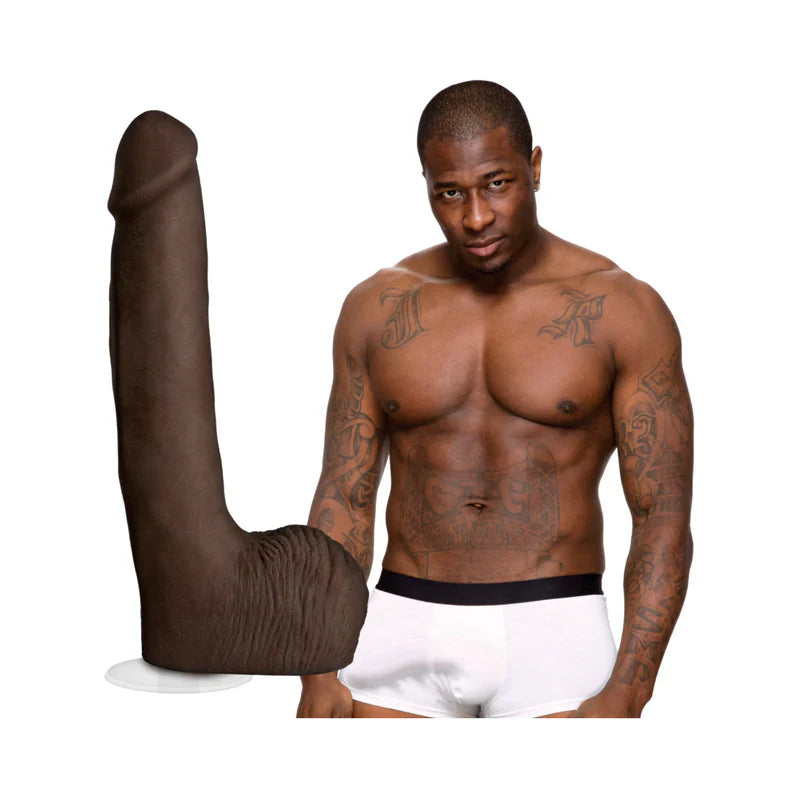Doc Johnson Signature Cocks: Rob Piper 10.5” Realistic Dildo Chocolate
