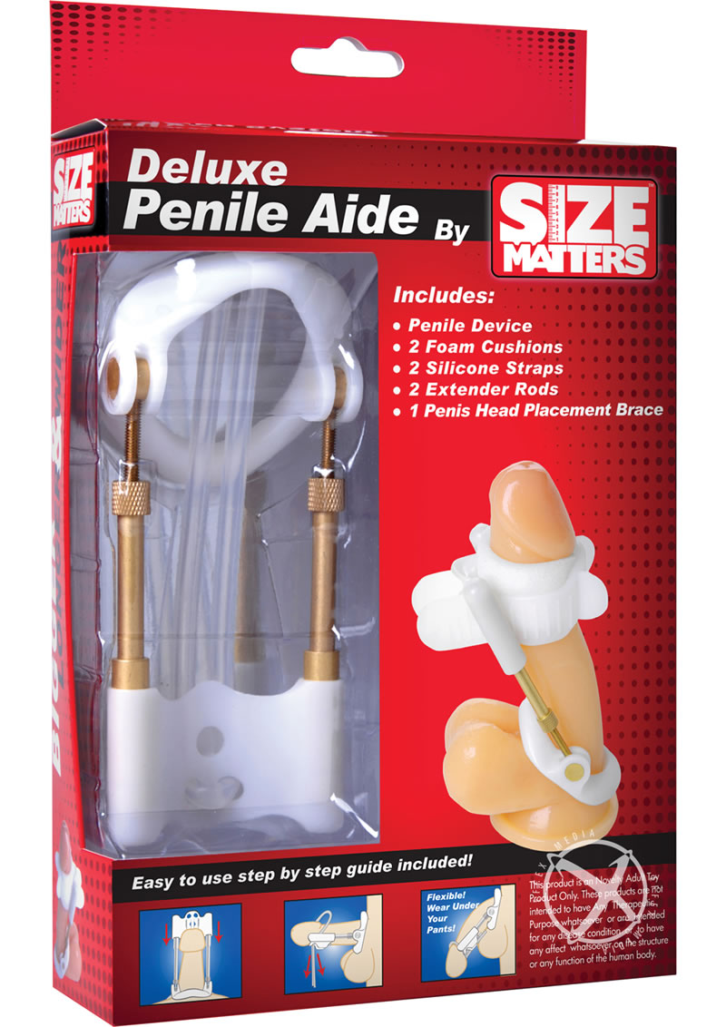 Size Matters Deluxe Penile Aide Extender System Growth Device
