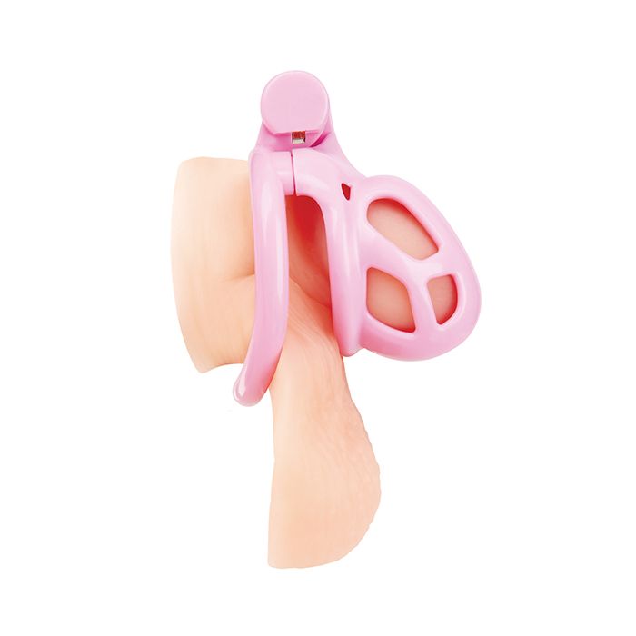 Blue Line Small Pink Humiliation Prisoner Cock Cage