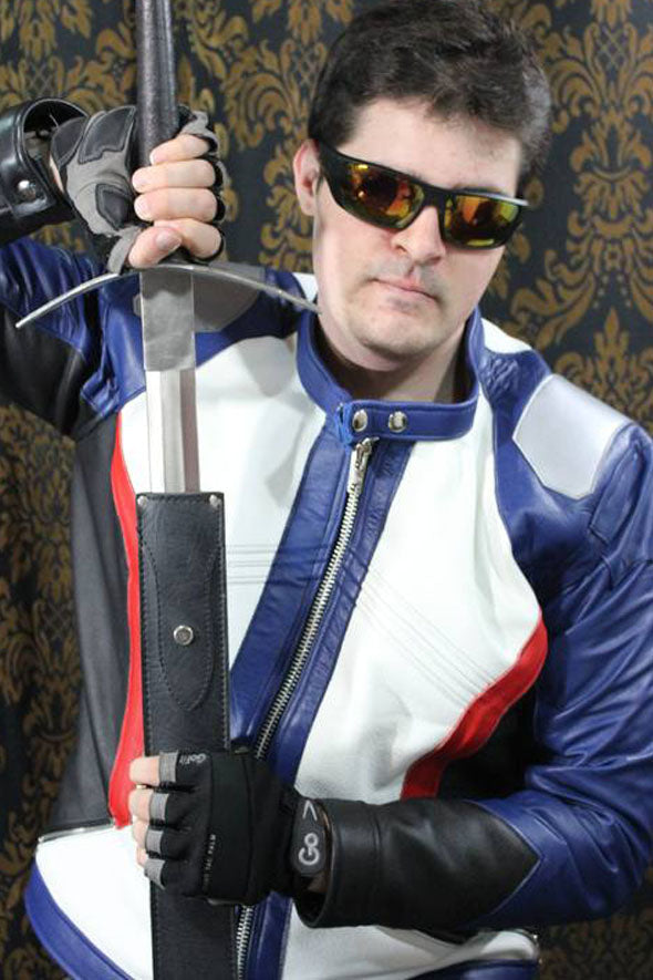Soldier 76 Inspired Leather Pants