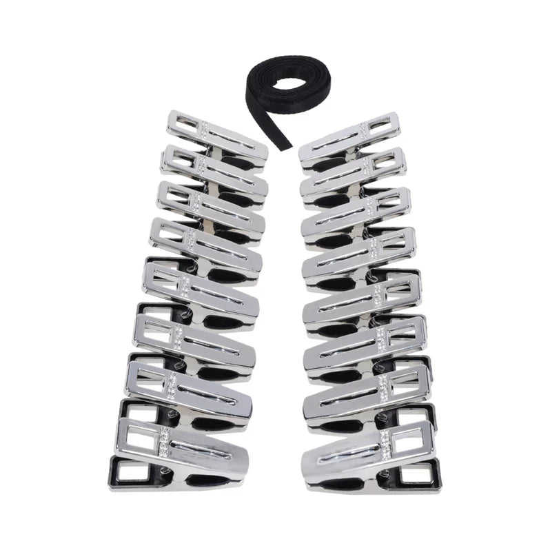 Edge Body Zipper Clothes Pins – Adjustable Sensory Sensation Set
