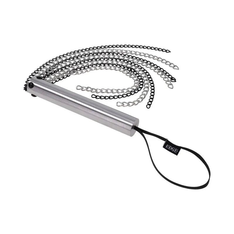 Sportsheets Edge Metal Chain Flogger – Weighted Impact & Temperature Play