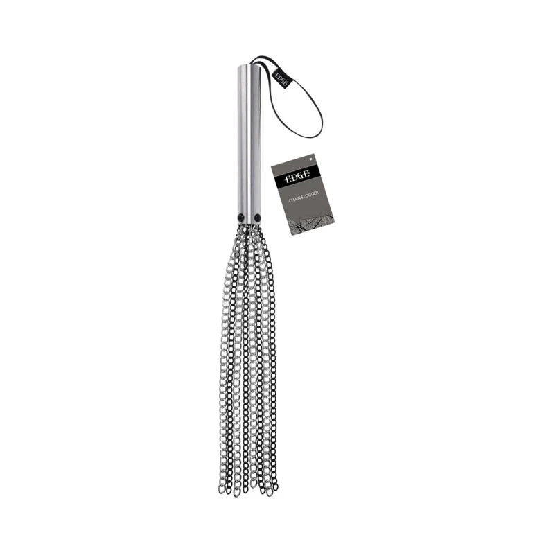 Sportsheets Edge Metal Chain Flogger – Weighted Impact & Temperature Play