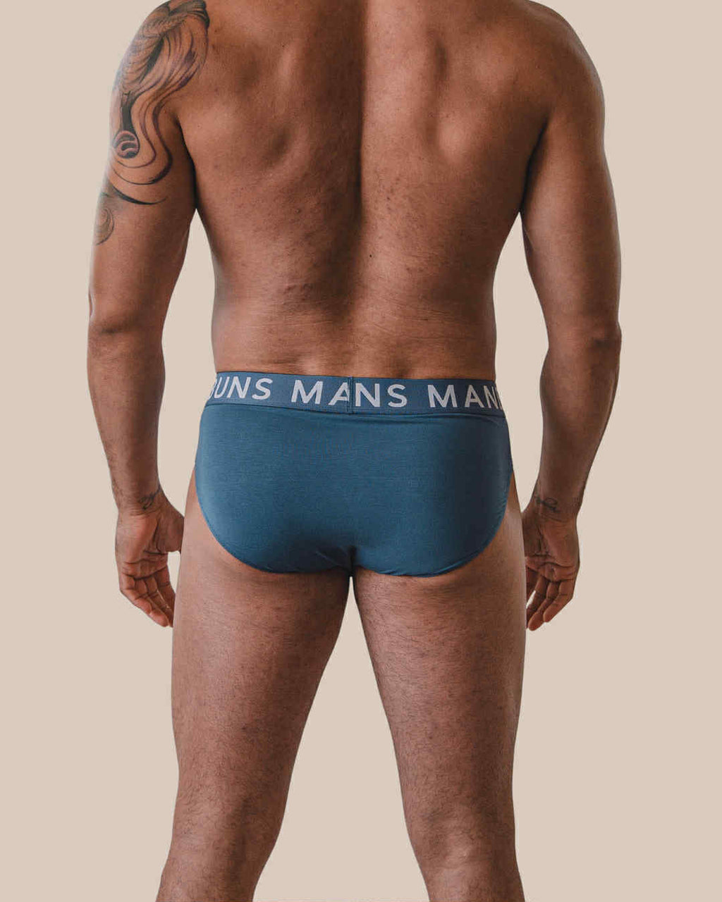 Men's Steel Blue Brief Underwear