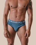 Men's Steel Blue Brief Underwear