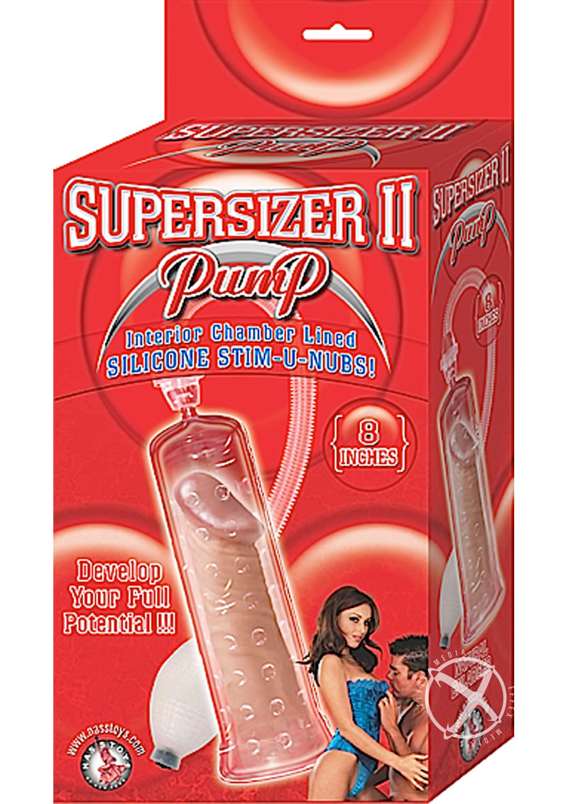 Supersizer II Pump Textured Penis Pump for Maximum Potential