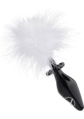 Tailz Fluffer Bunny Tail Glass Anal Plug