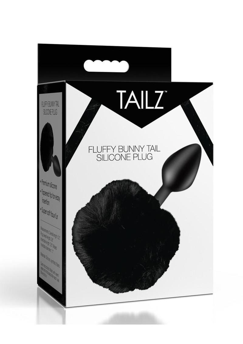 Tailz Fluffy Bunny Tail Silicone Plug