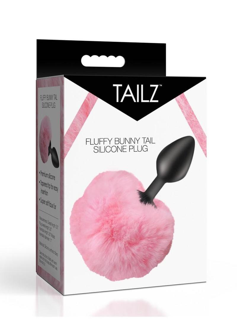 Tailz Fluffy Bunny Tail Silicone Plug