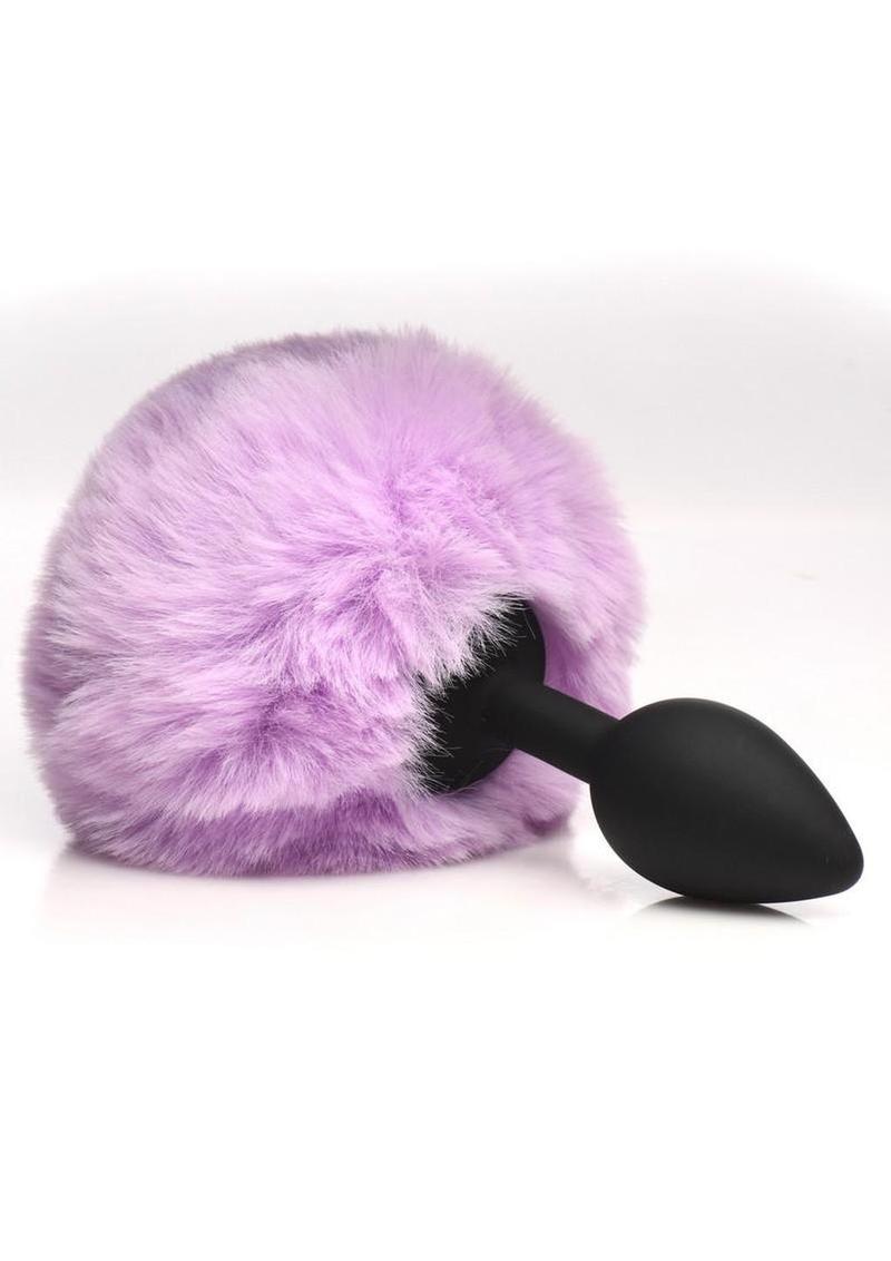 Tailz Fluffy Bunny Tail Silicone Plug