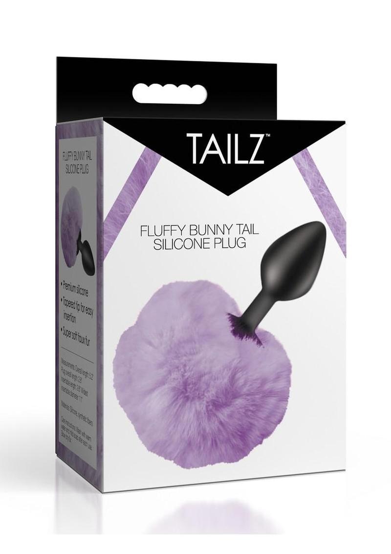 Tailz Fluffy Bunny Tail Silicone Plug