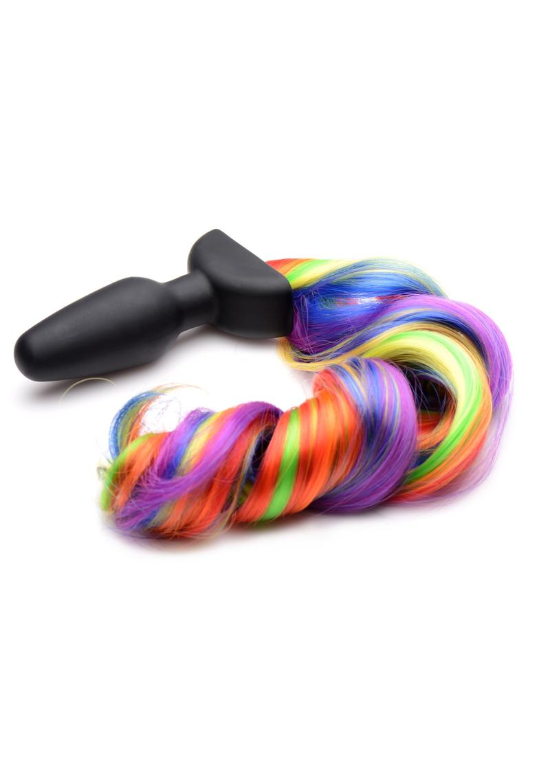 Tailz Vibrating Rainbow Pony Tail Anal Plug – Fun and Powerful