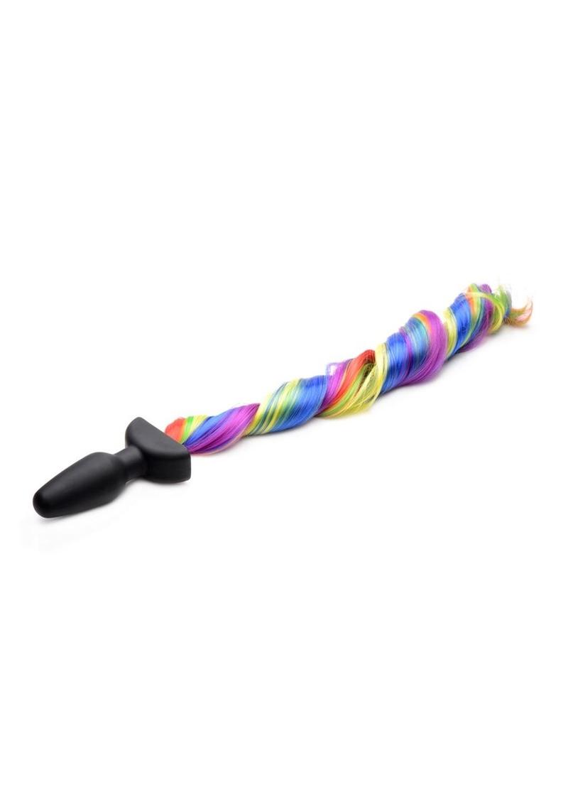 Tailz Vibrating Rainbow Pony Tail Anal Plug – Fun and Powerful