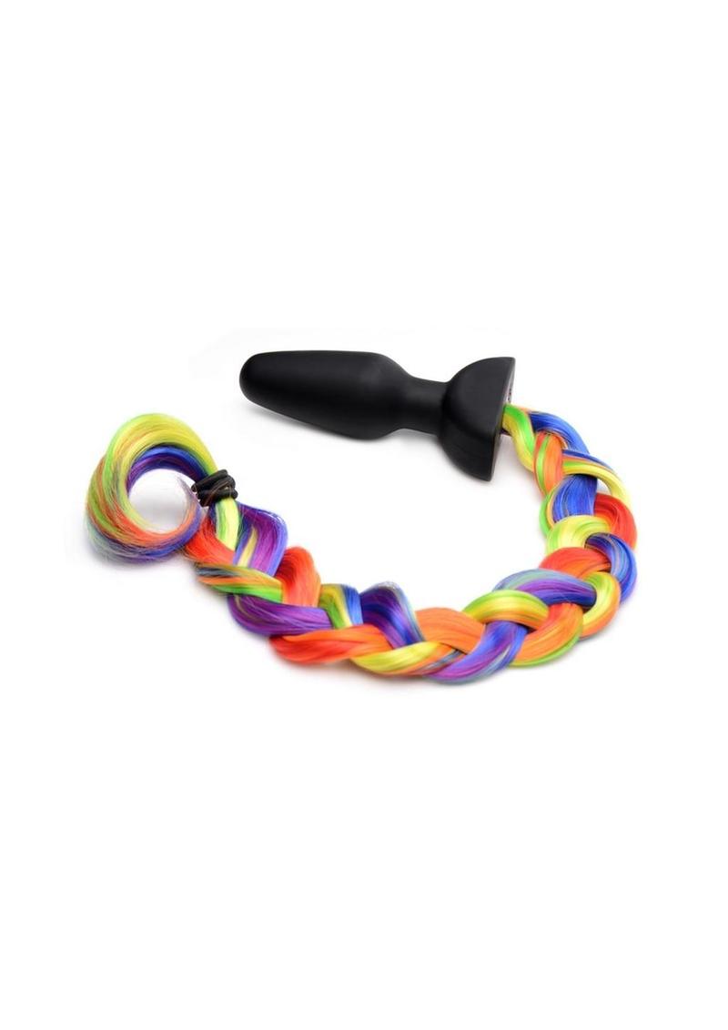 Tailz Vibrating Rainbow Pony Tail Anal Plug – Fun and Powerful