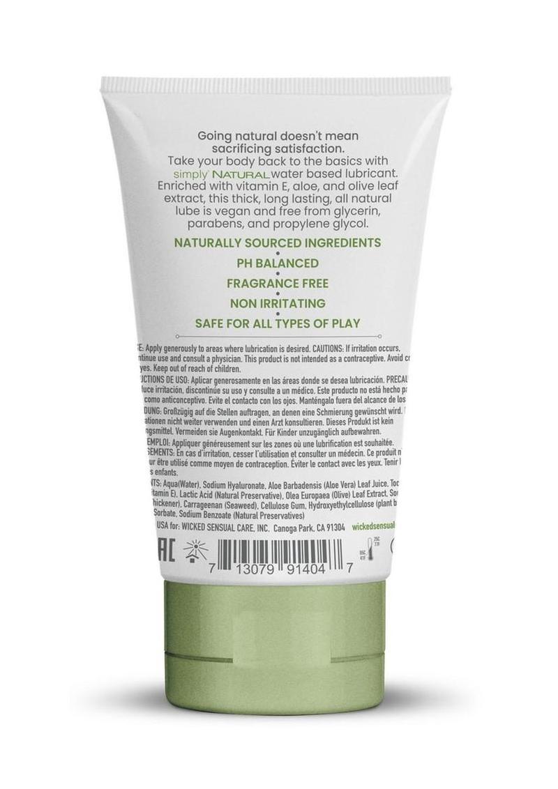 Wicked Simply Natural Lubricant