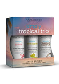 Wicked Simply Tropical Trio Flavored Lubricant Set 3 Flavors
